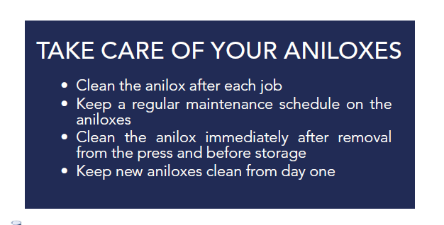 anilox cleaning
