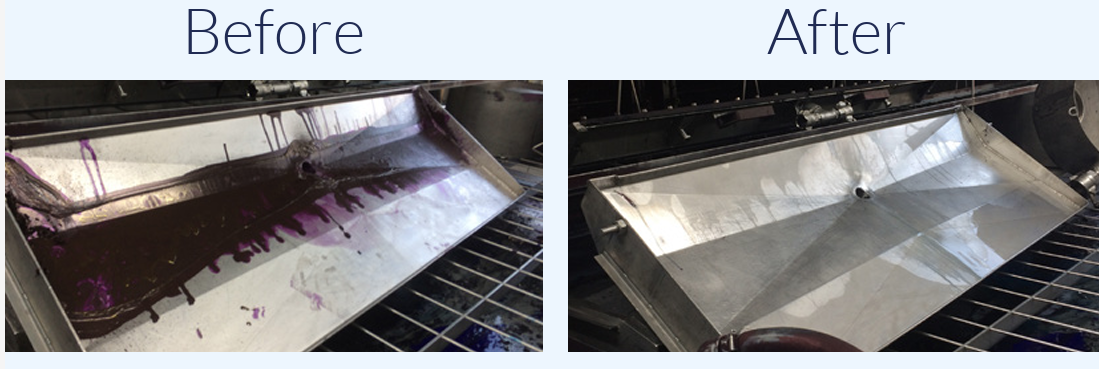 parts washers before and after